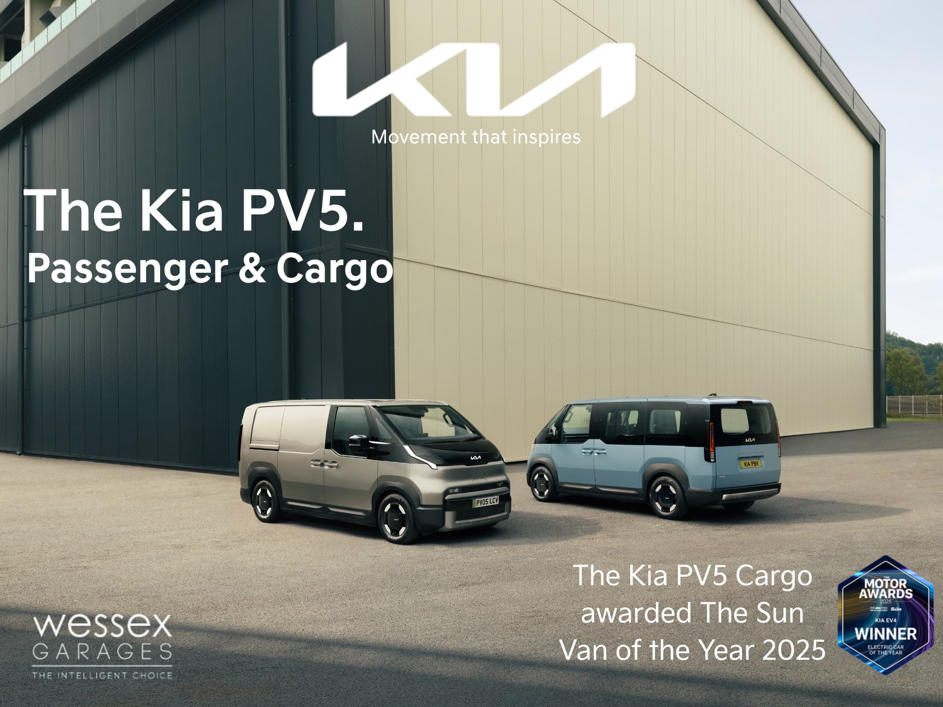 The Kia PV5 - Passenger &amp; Cargo 