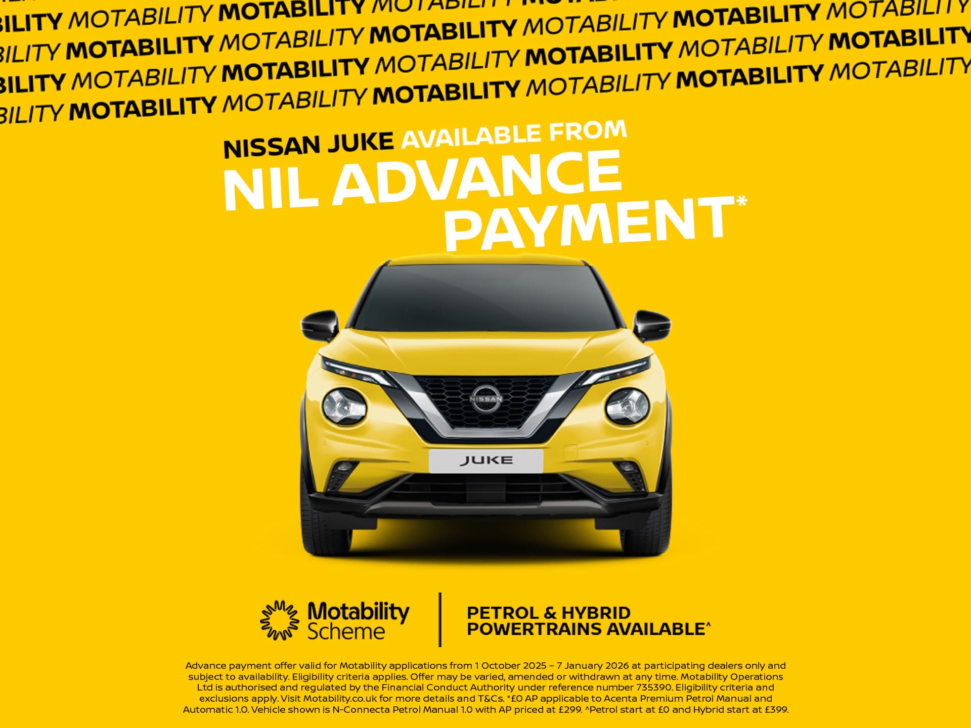 Nissan Juke Motability 