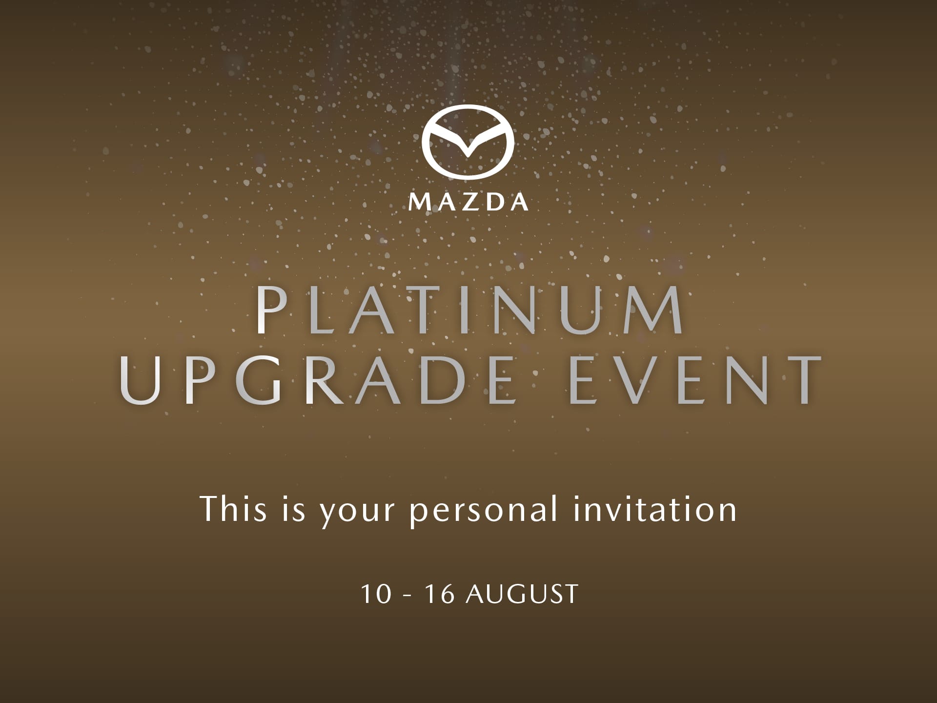Platinum Upgrade Event