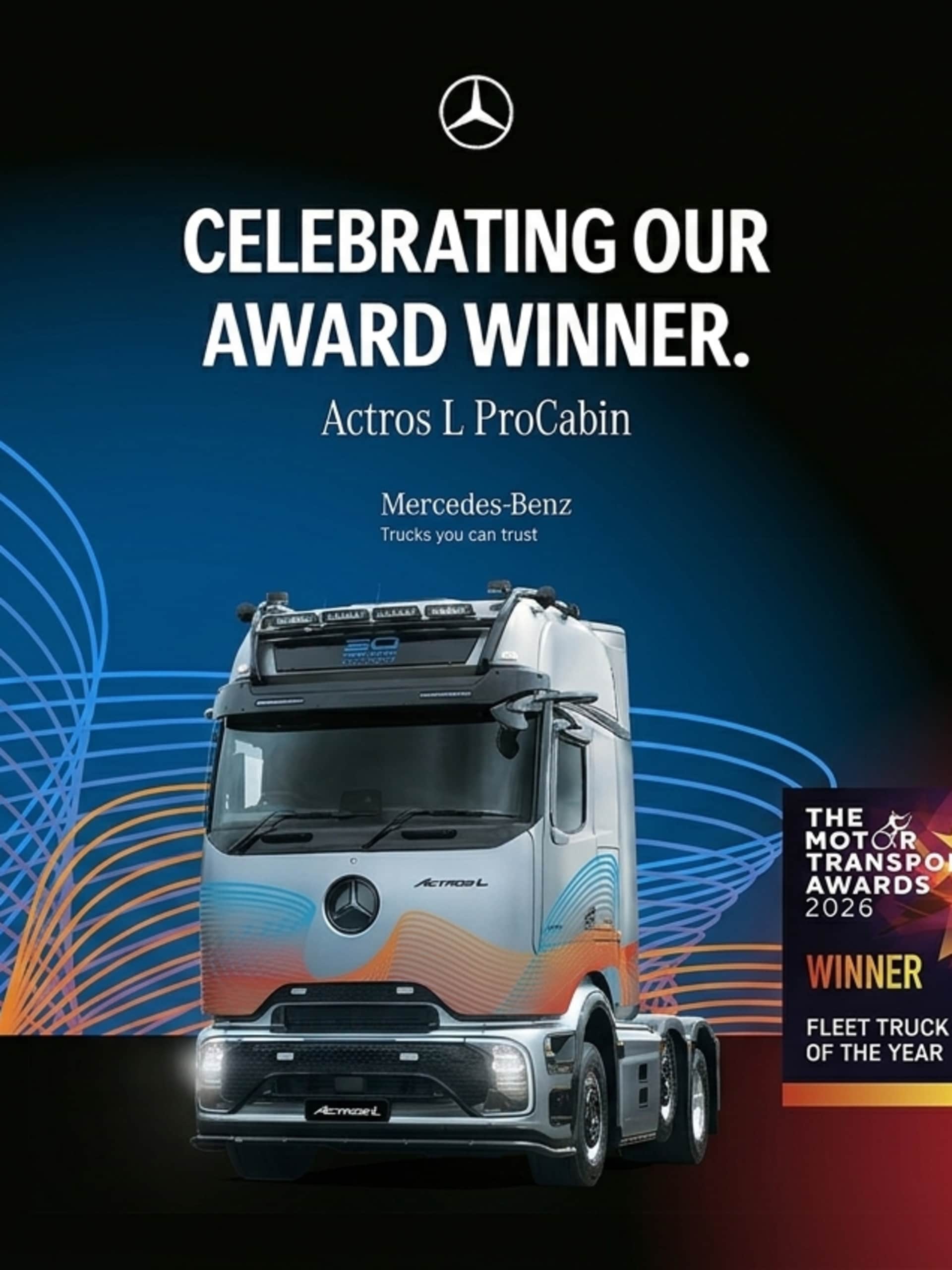 Mercedes-Benz Actros Wins Fleet Truck Of The Year 2026