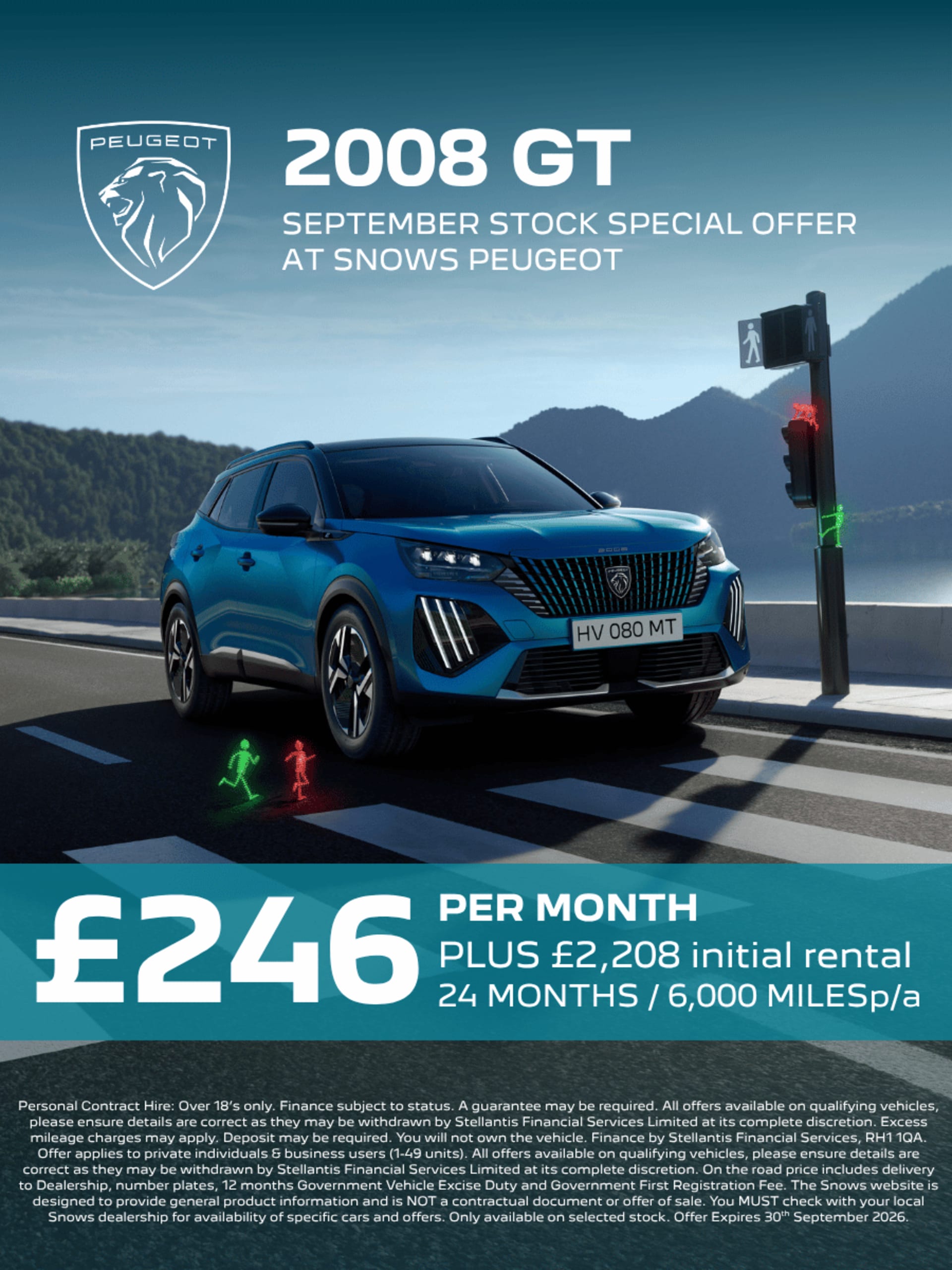 Peugeot 2008 offer q3 26