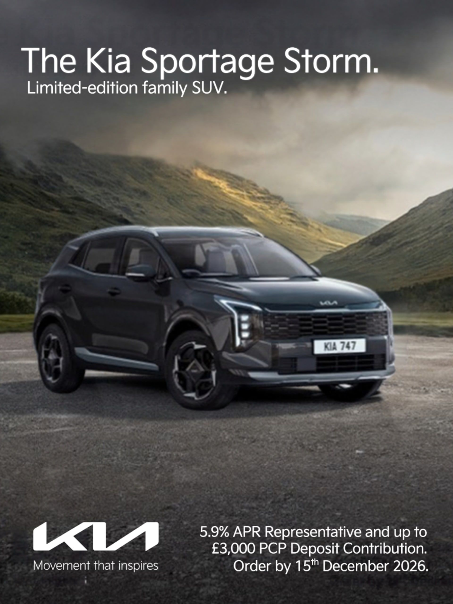 Kia Sportage Storm Offer