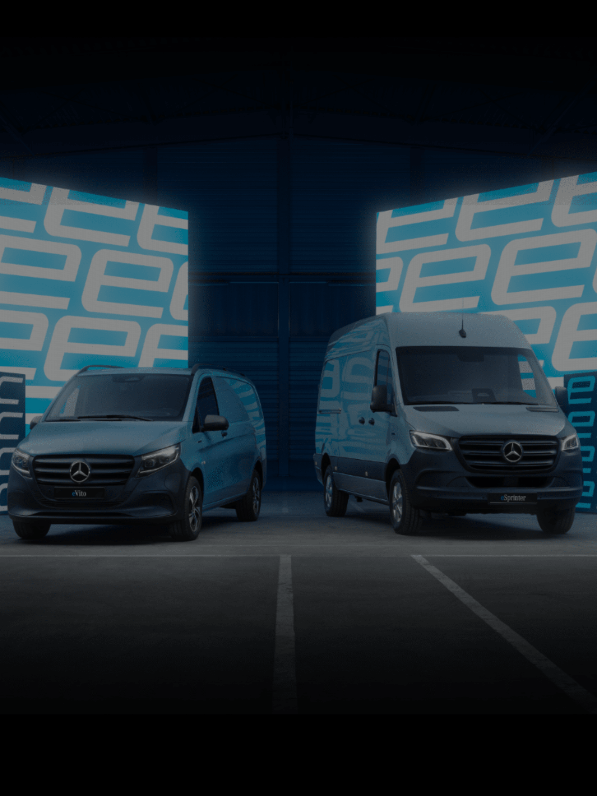  Mercedes-Benz electric vans at Euro Commercials