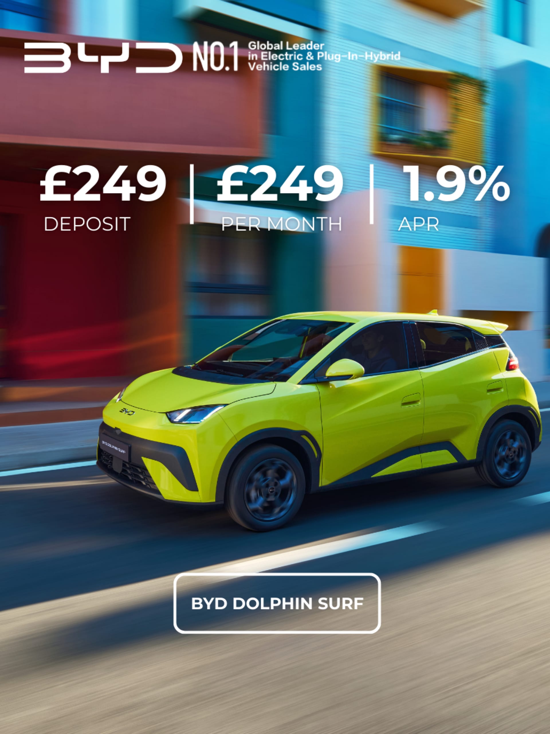 BYD Dolphin Surf Lime Green