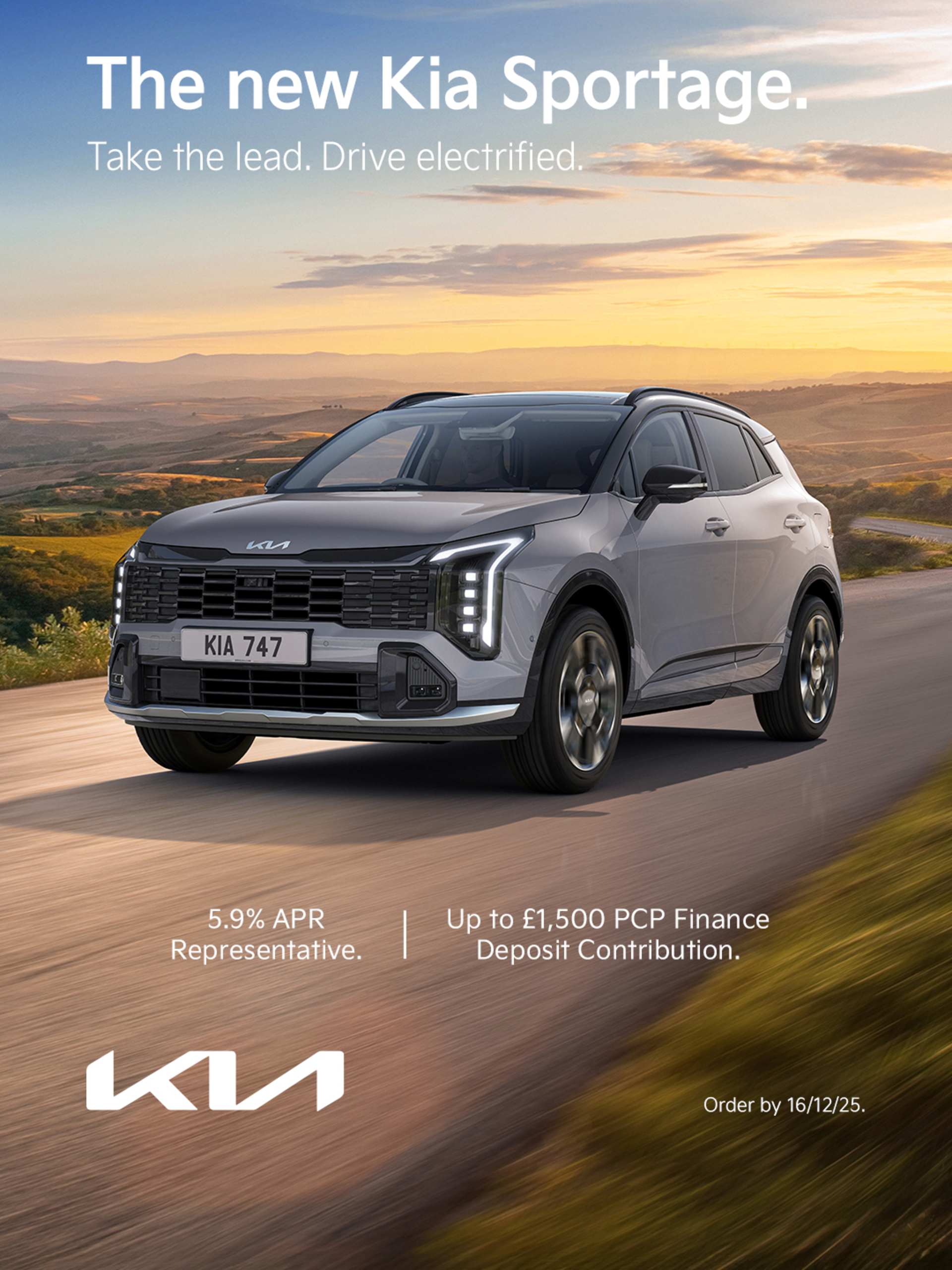 Kia Sportage Available now - £1,500 deposit contribution & 5.9% APR