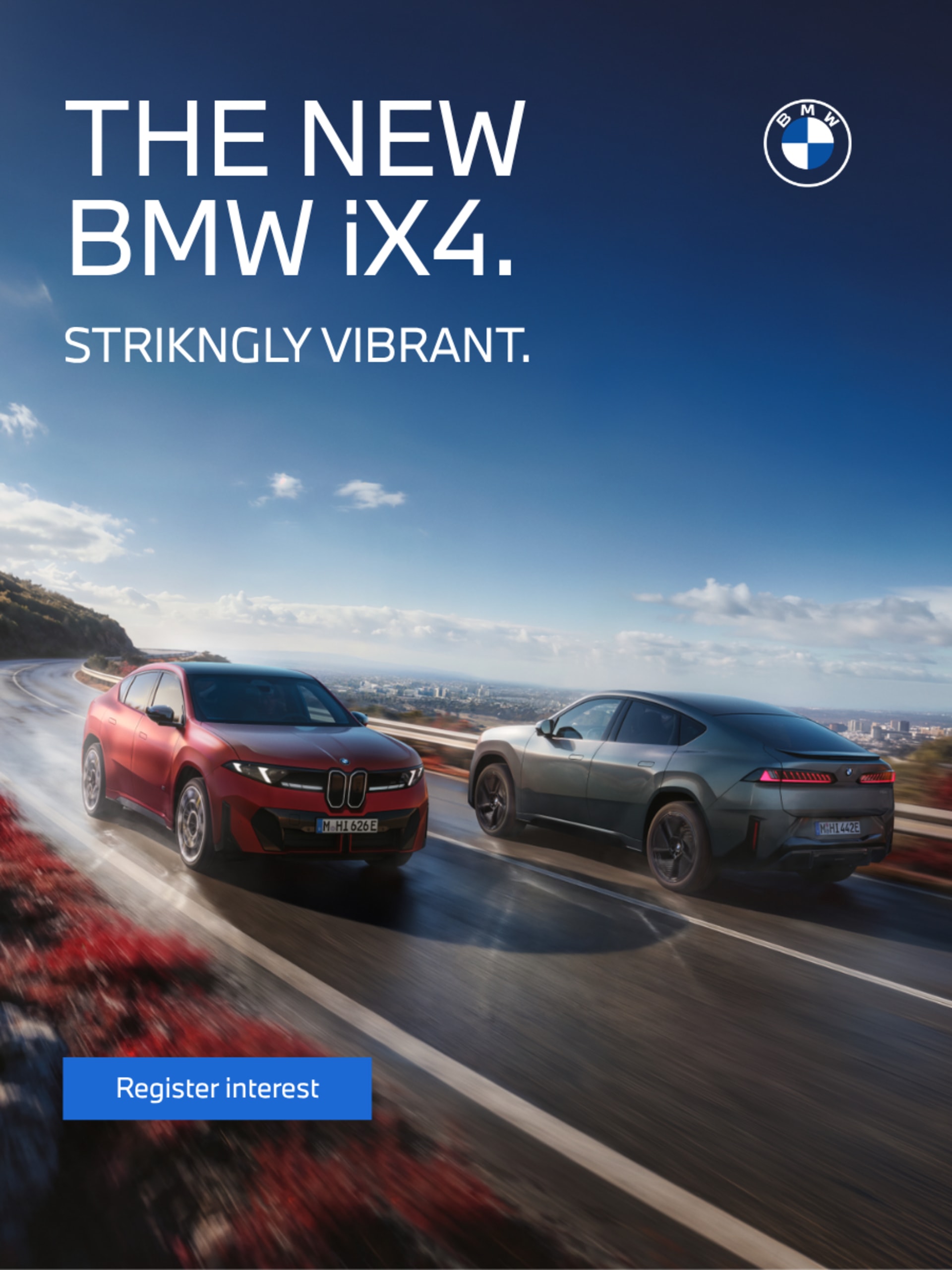 New BMW iX4 Register Your Interest