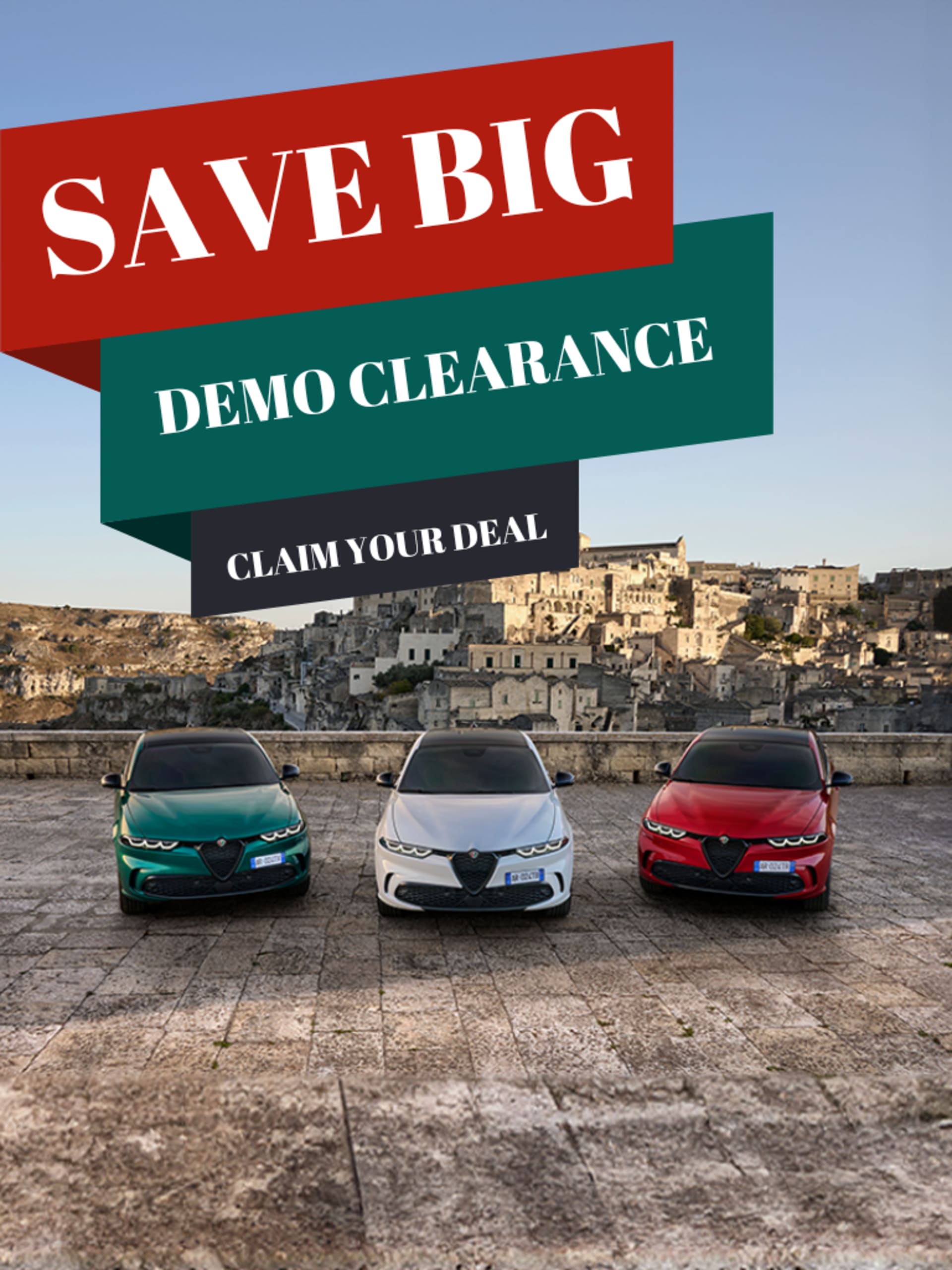 Alfa Romeo Demo Clearance Sale