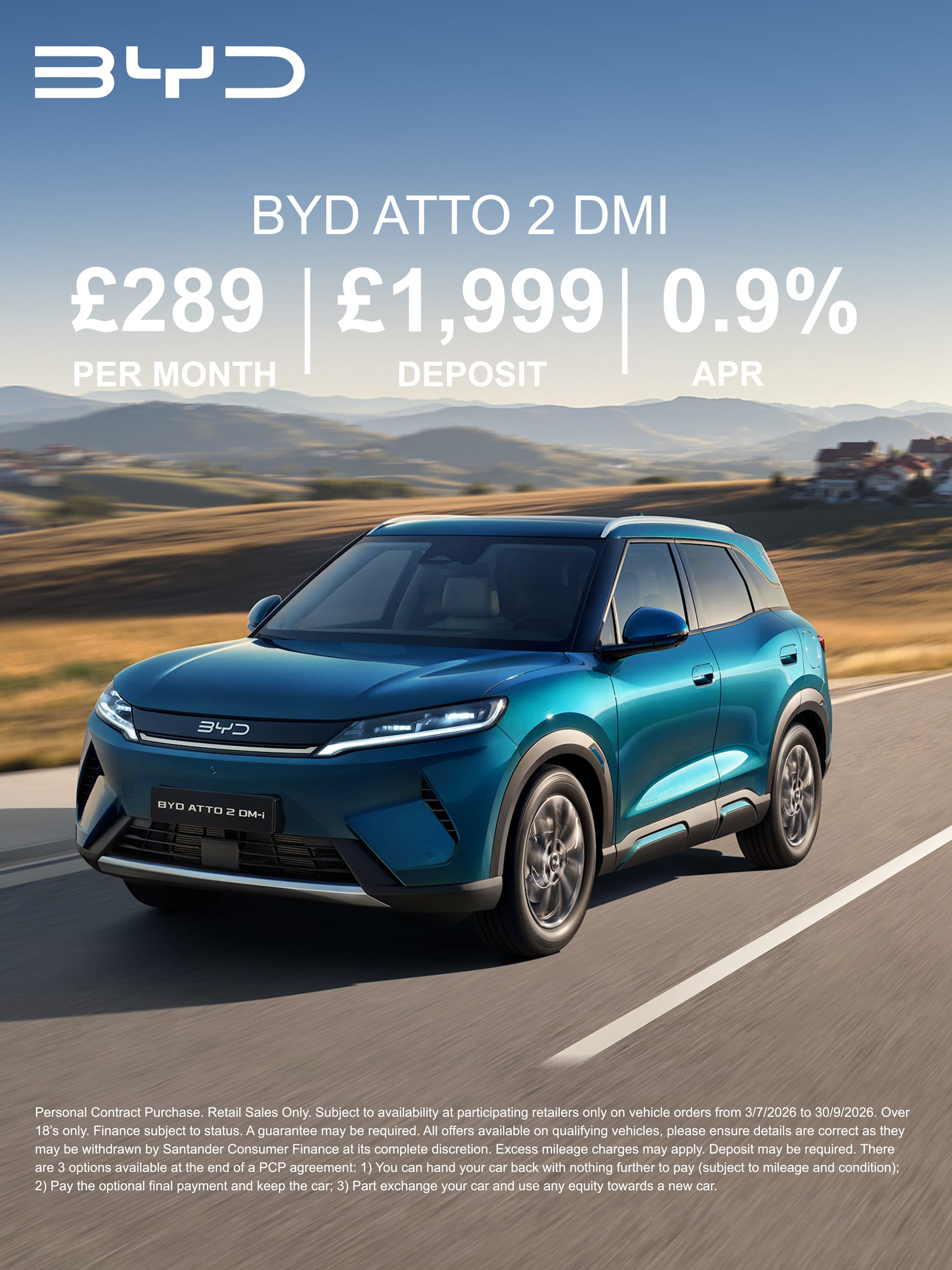 BYD ATTO 2 DMI 26 OFFER