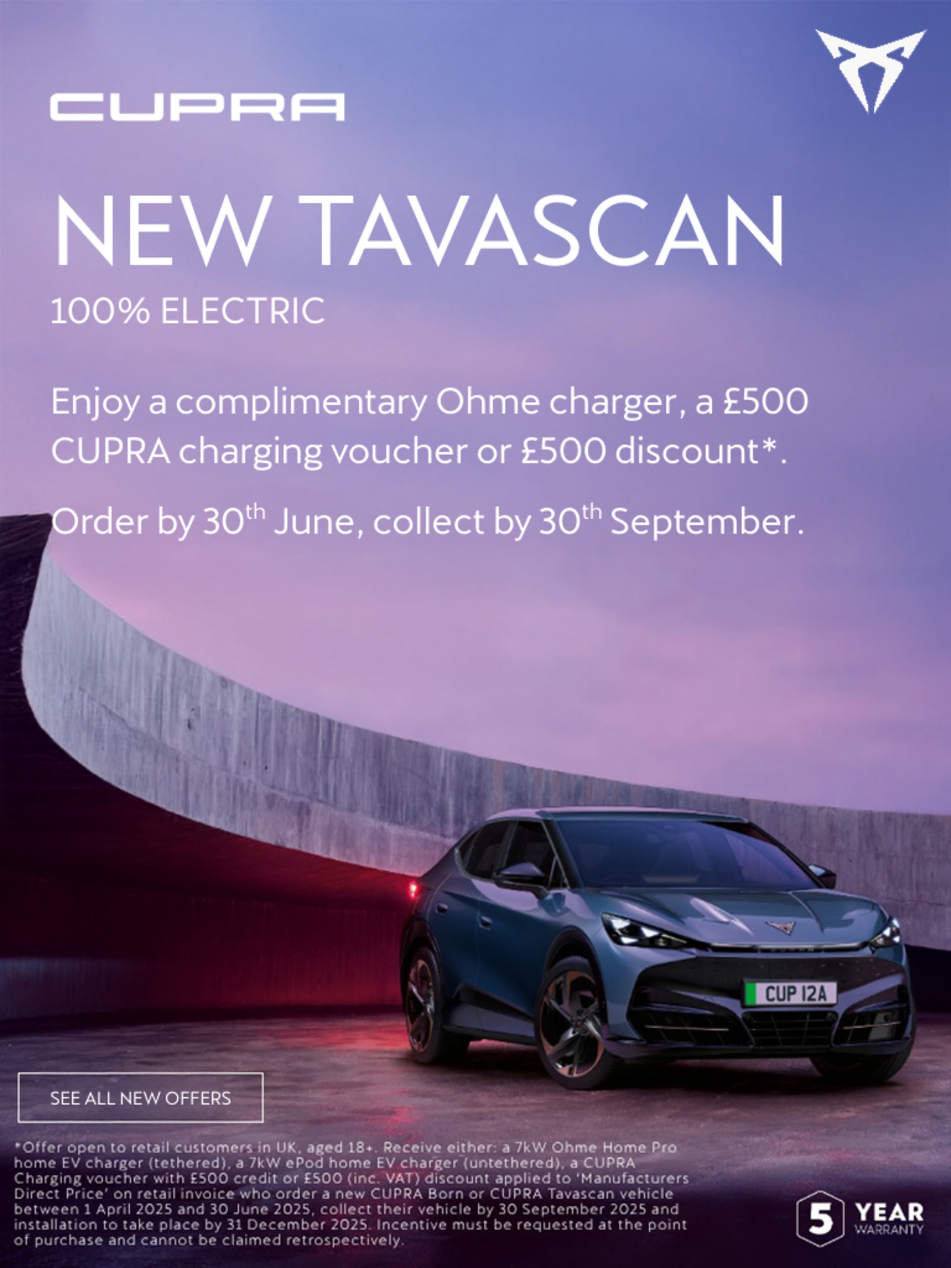 CUPRA New Offers