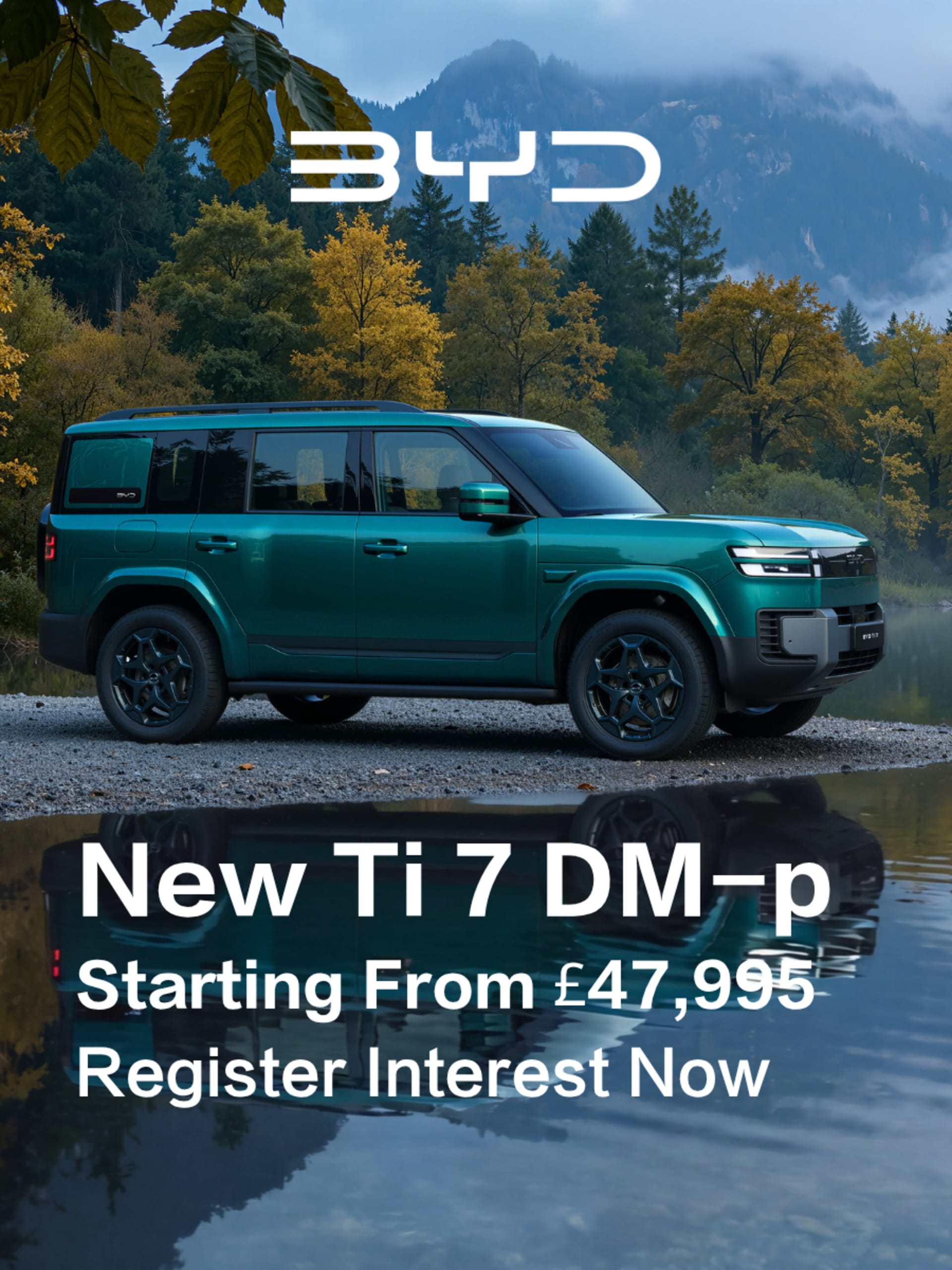 BYD Ti 7 DM-p Register Your Interest