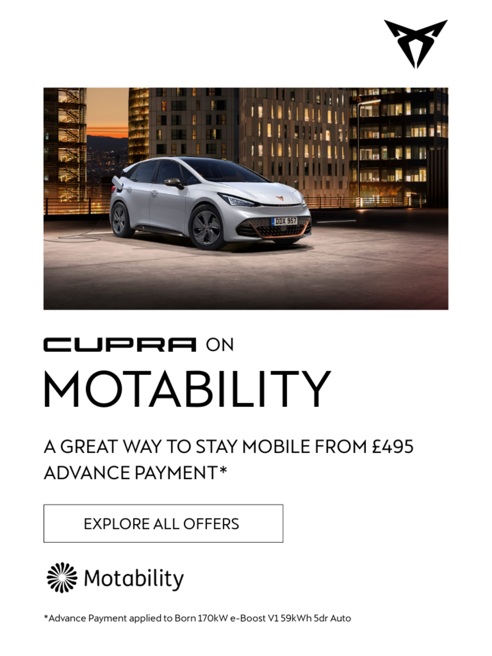 CUPRA Motability Offers