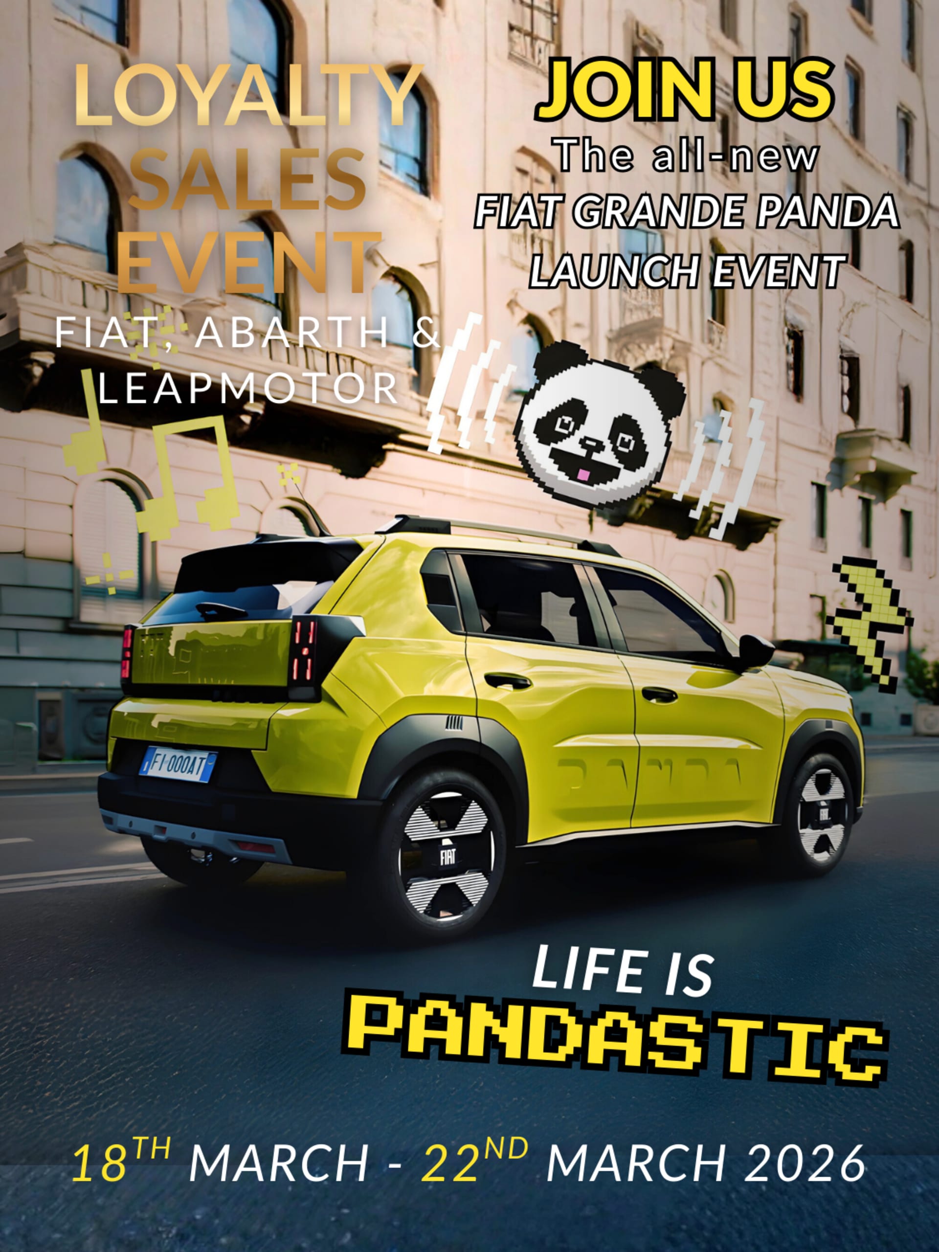 Q1 2026 Fiat Grande Panda Launch &amp; Sales Event