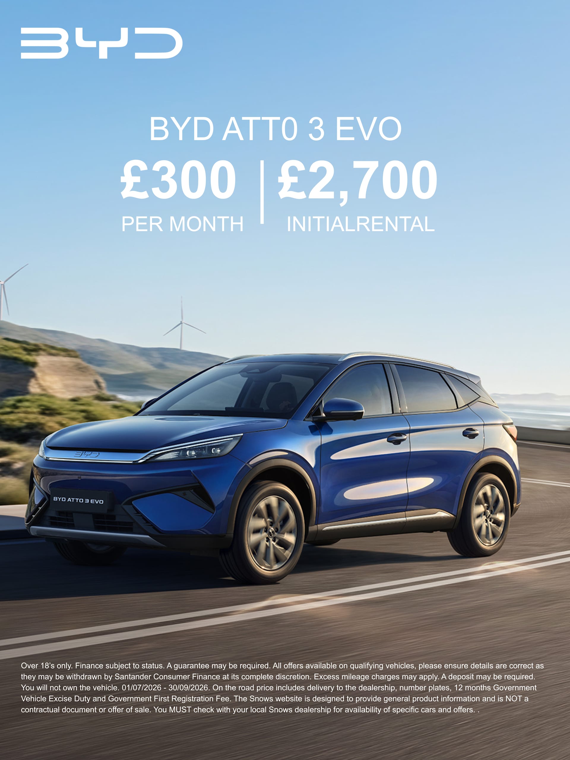 BYD Atto 3 EVO driving