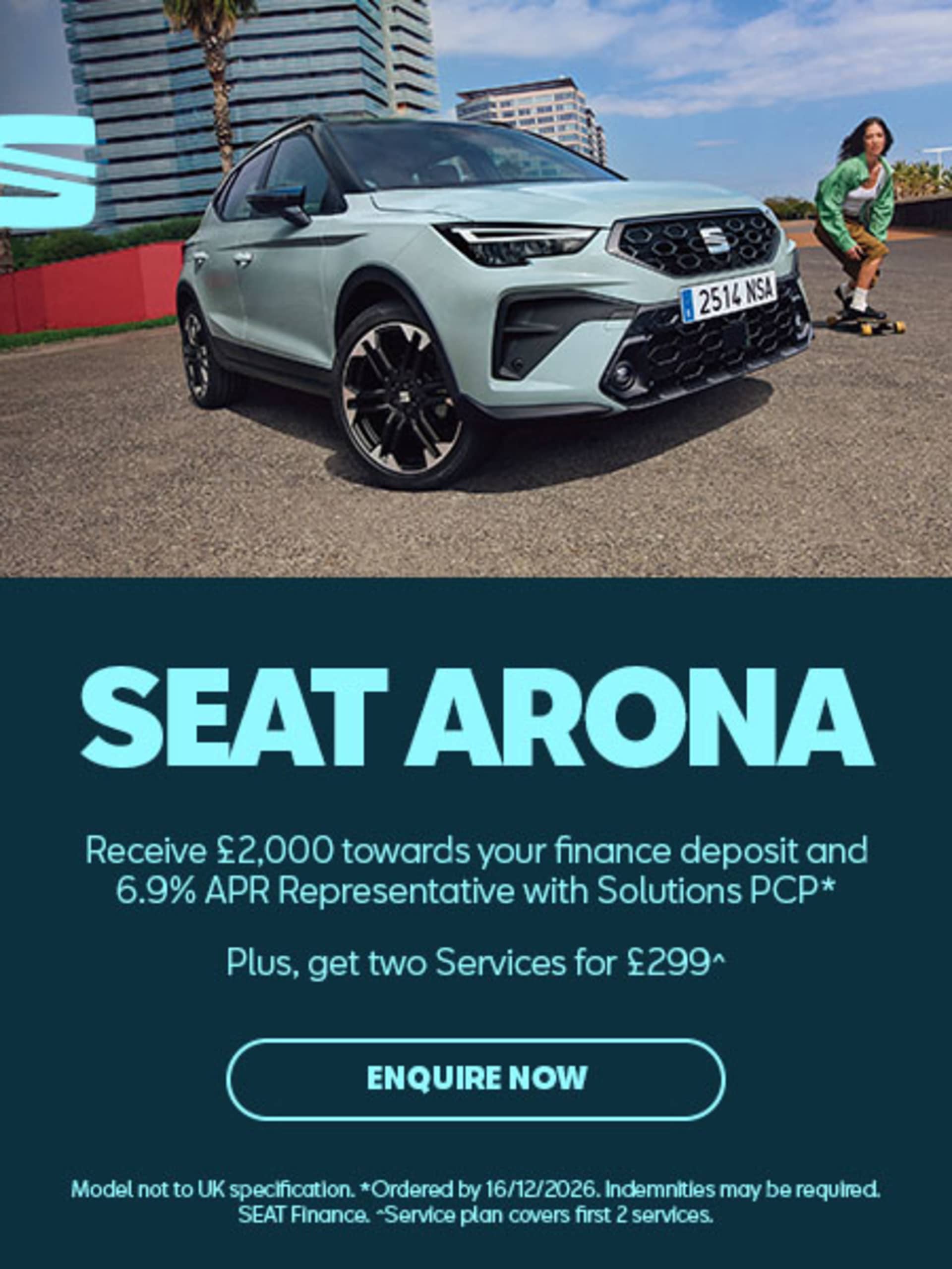 SEAT Arona Offer Q4 26