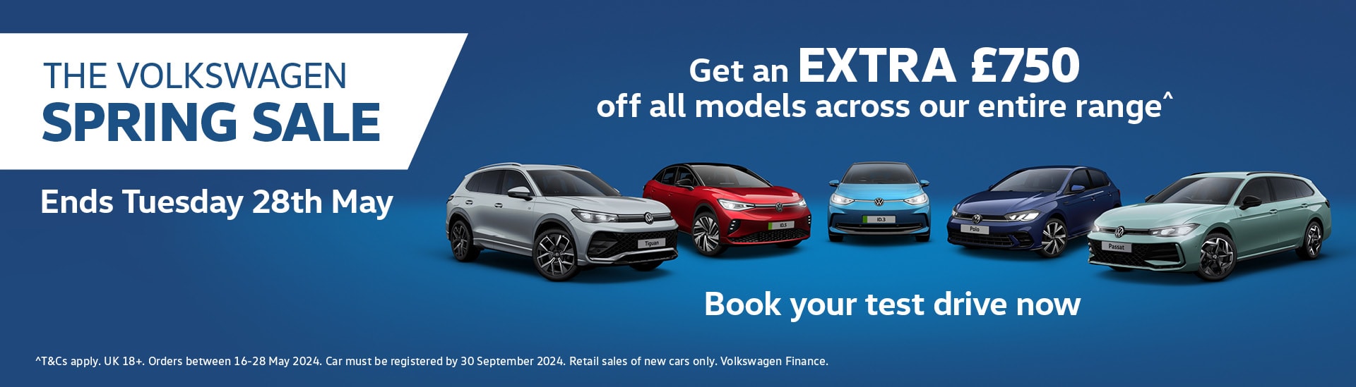 The Volkswagen Spring Sale | 16th - 28th May