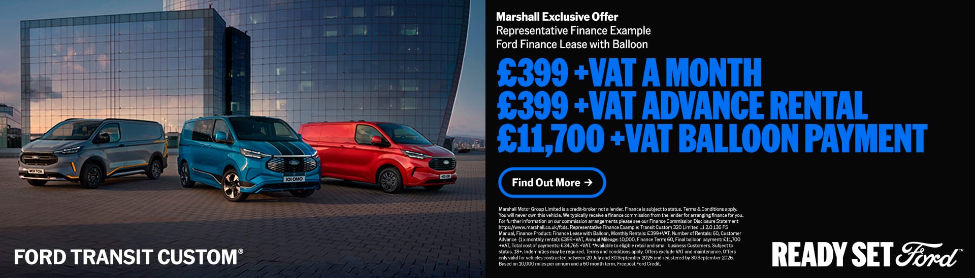 Ford Transit Custom Offer