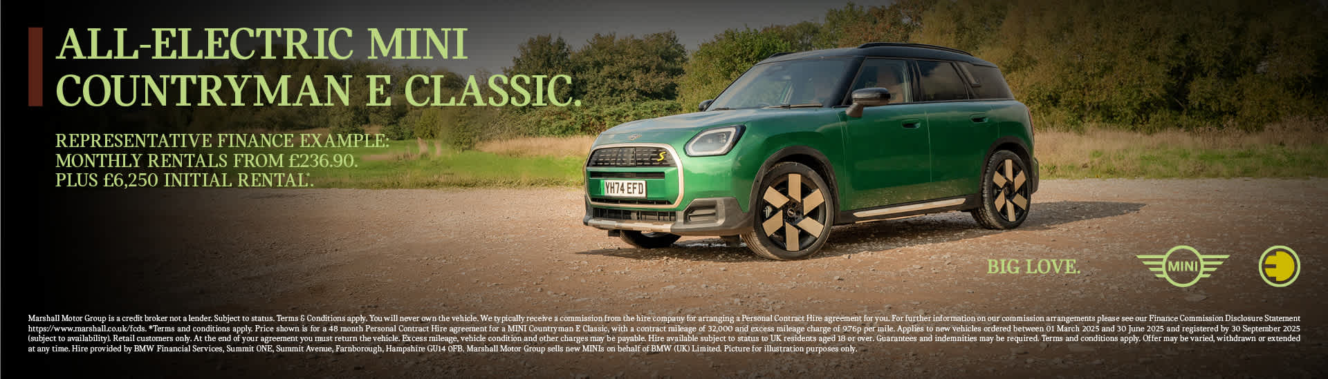 MINI COUNTRYMAN E CLASSIC.