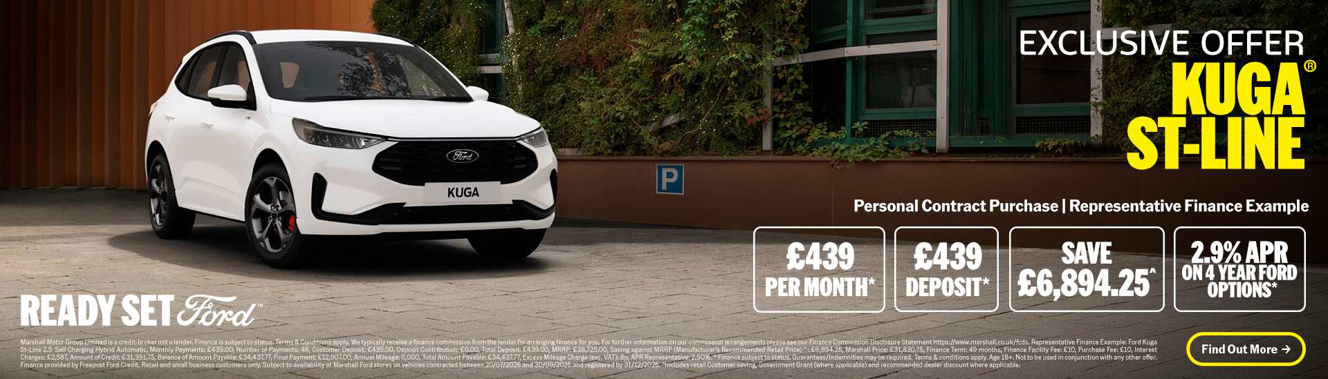 Ford Kuga Personal Contract Purchase Offer