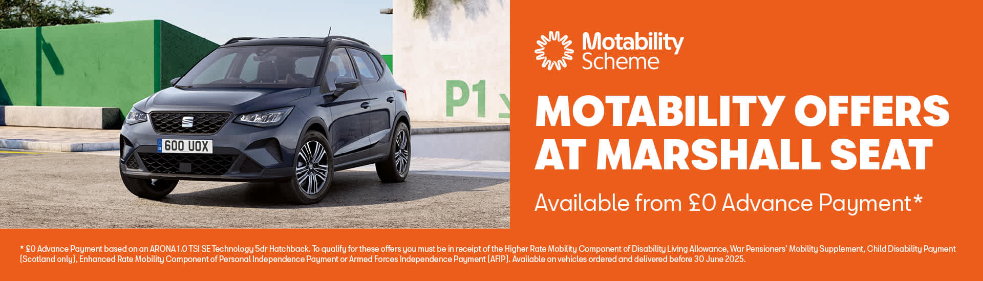 SEAT Motability Offers at Marshall SEAT