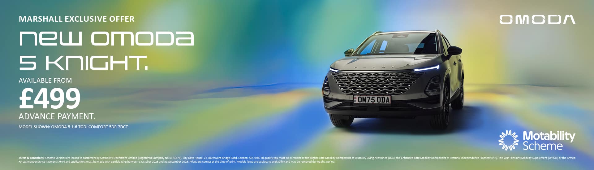 Motability Scheme Offers at Marshall OMODA