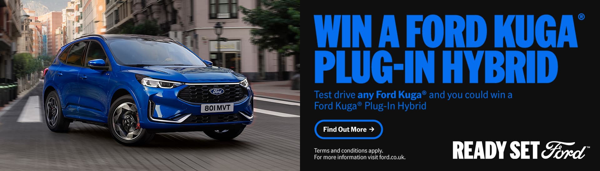 Win a Ford Kuga Plug-in Hybrid