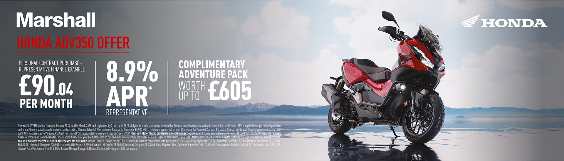 ADV350 PERSONAL CONTRACT PURCHASE EXCLUSIVE OFFER