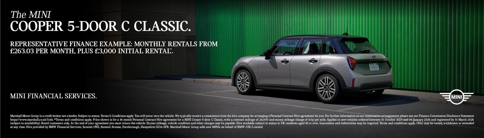 MINI 5-DOOR COOPER C CLASSIC.