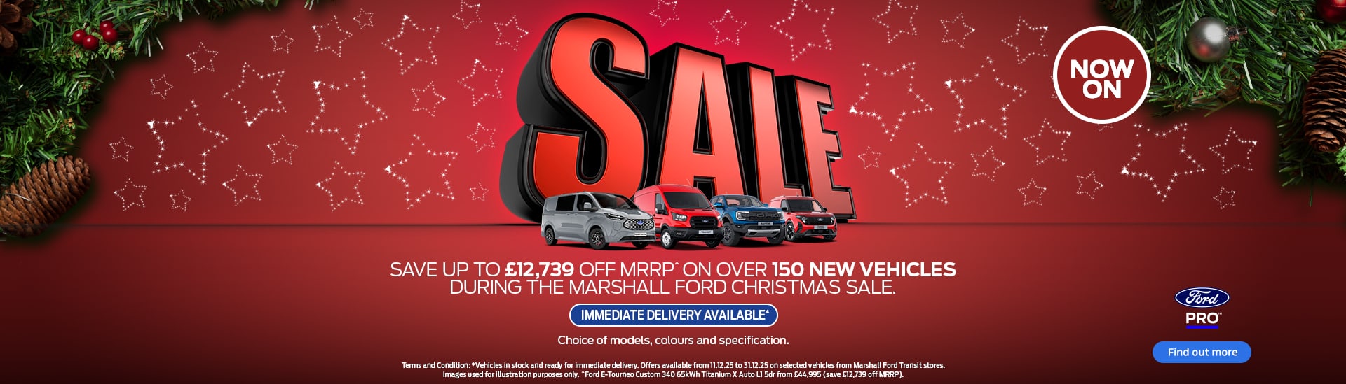 Ford Transit immediate delivery 