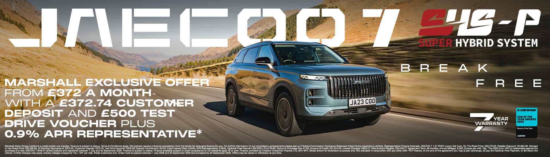 JAECOO 7 SHS-P Luxury Offer