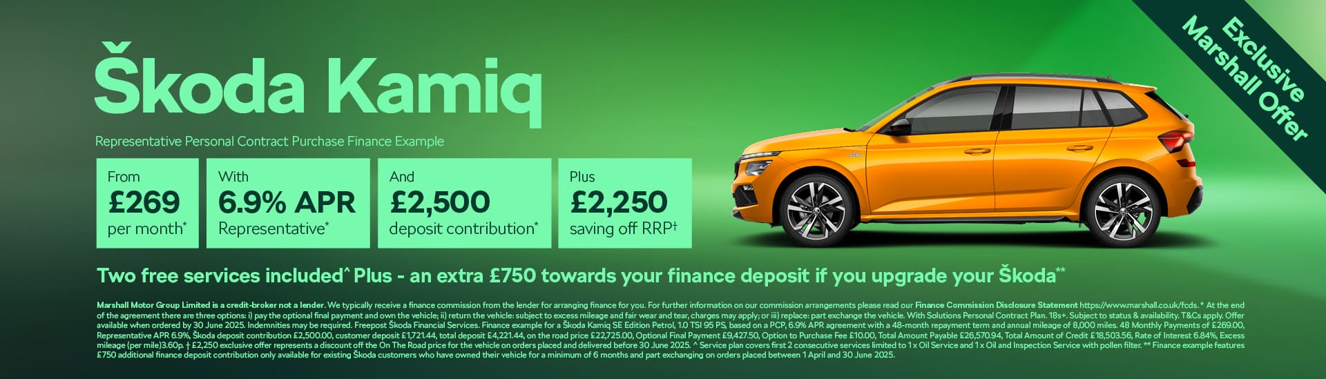 Škoda Kamiq Personal Contract Purchase Offer