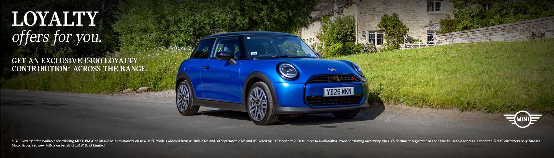 MINI Loyalty Offer