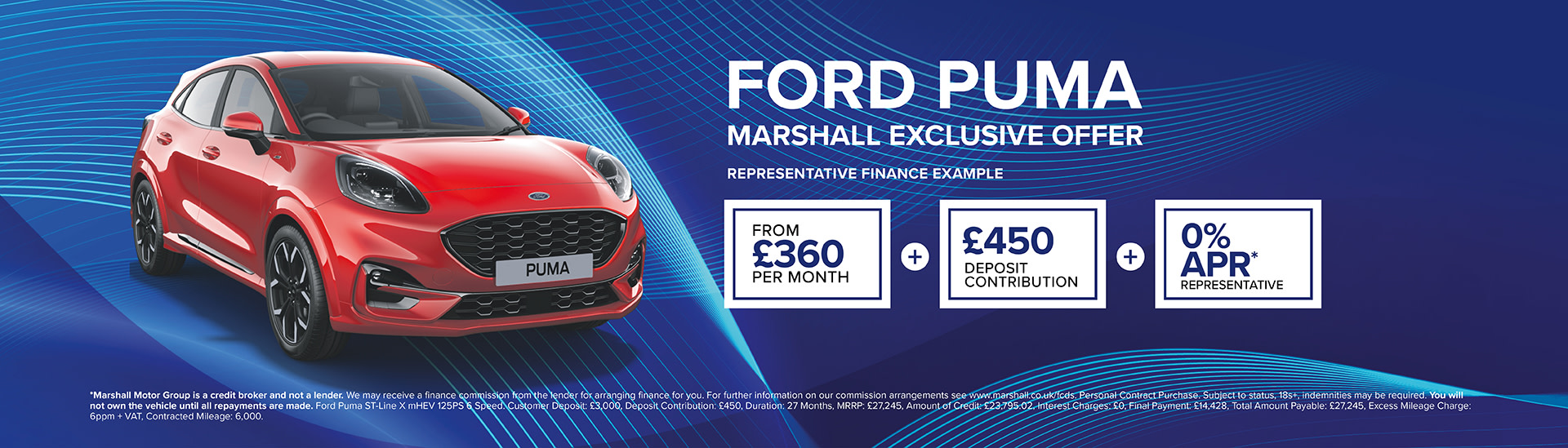 Ford Puma Personal Contract Purchase Exclusive Offer