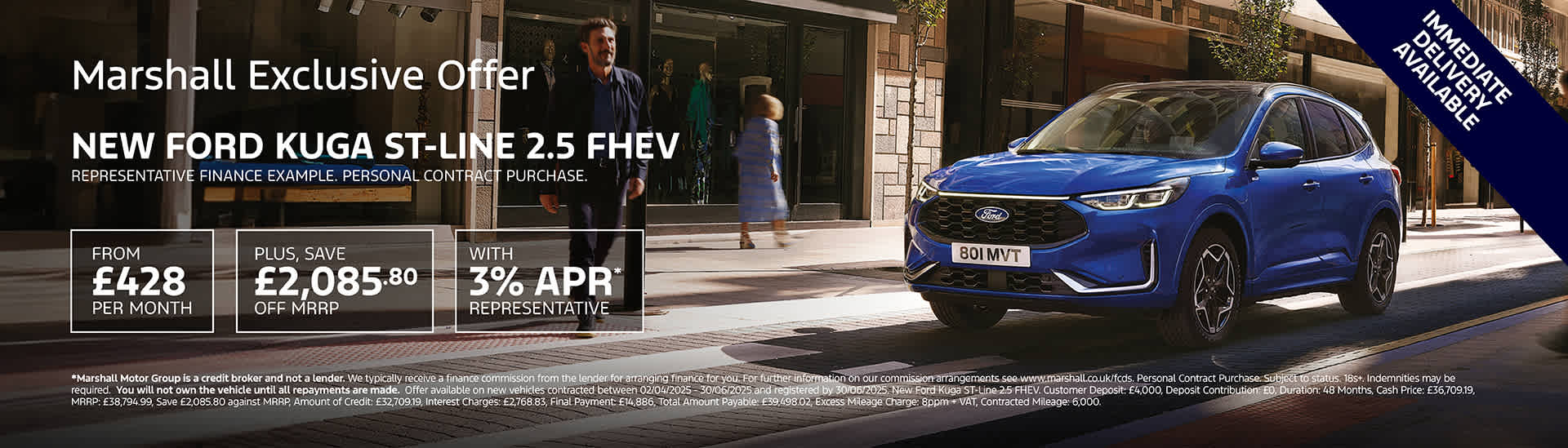 New Ford Kuga Personal Contract Purchase Exclusive Offer