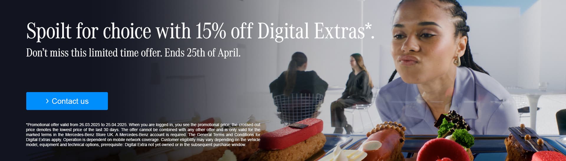 Mercedes-Benz 15% off Digital Extras