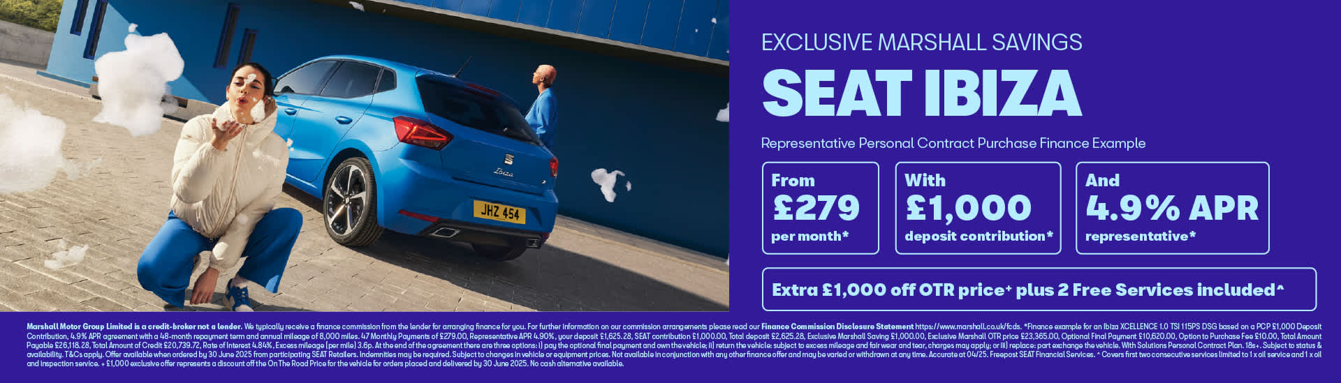 SEAT Ibiza Personal Contract Purchase Offer