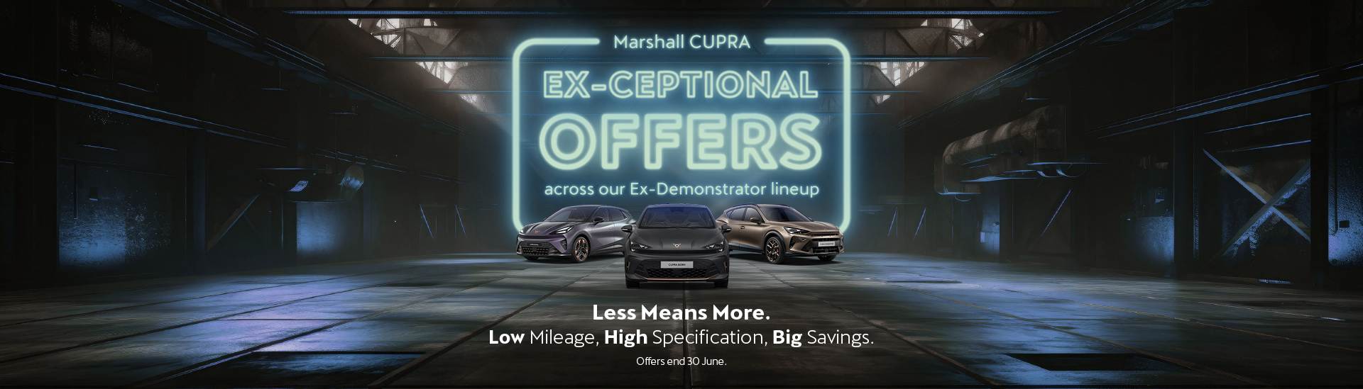 CUPRA Ex-demo Stock