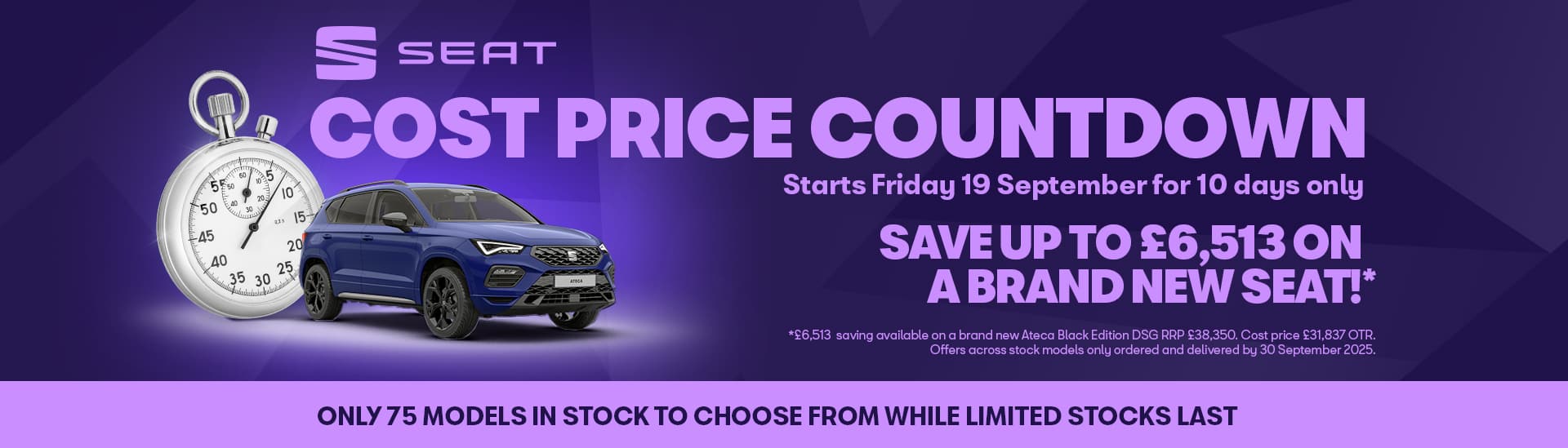 SEAT Cost Price Cutdown