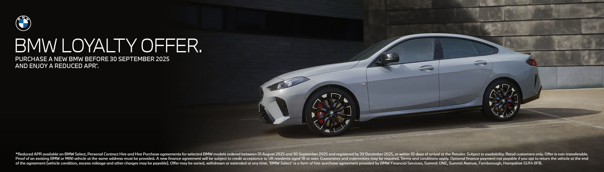 BMW LOYALTY OFFER.