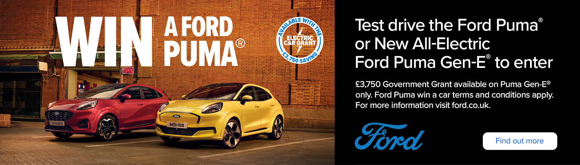 Win a Ford Puma