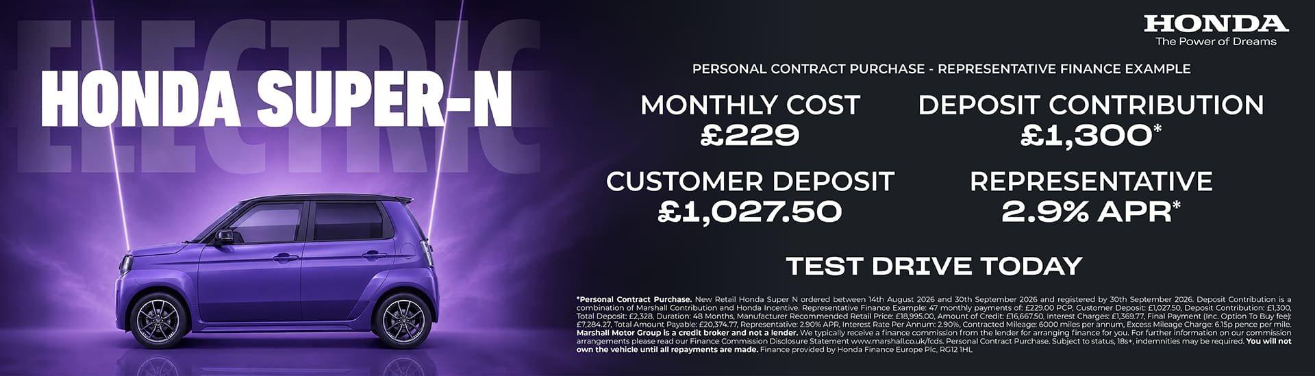 Honda Super N Offer