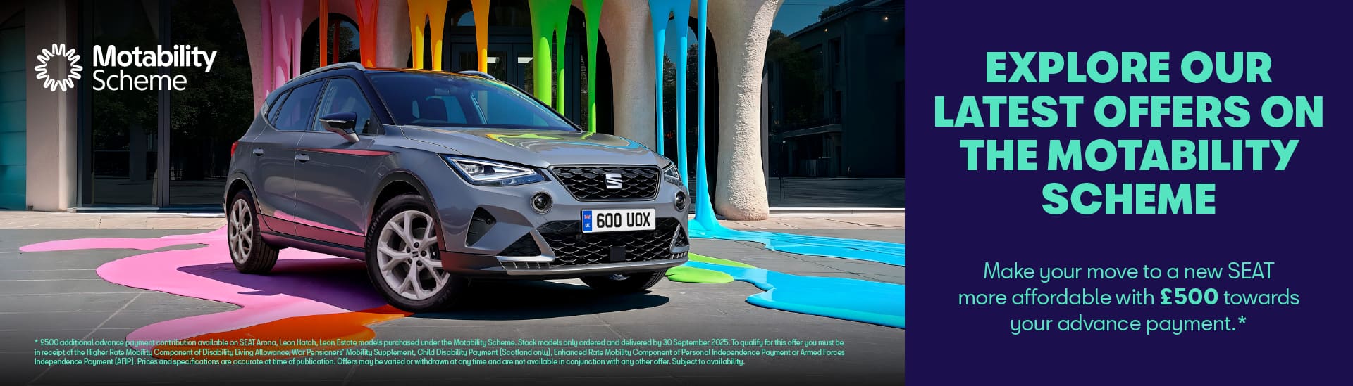 SEAT Motability Offers at Marshall SEAT