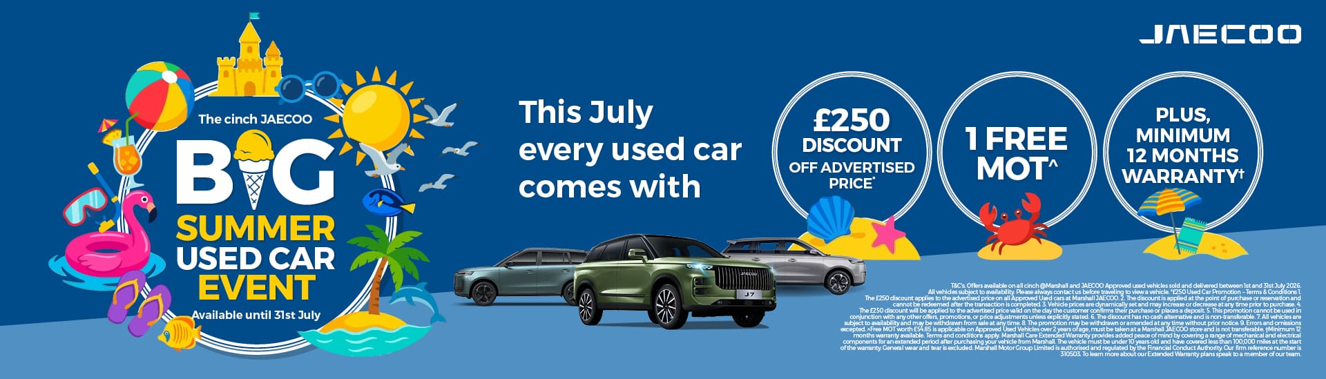 JAECOO Used Car Event