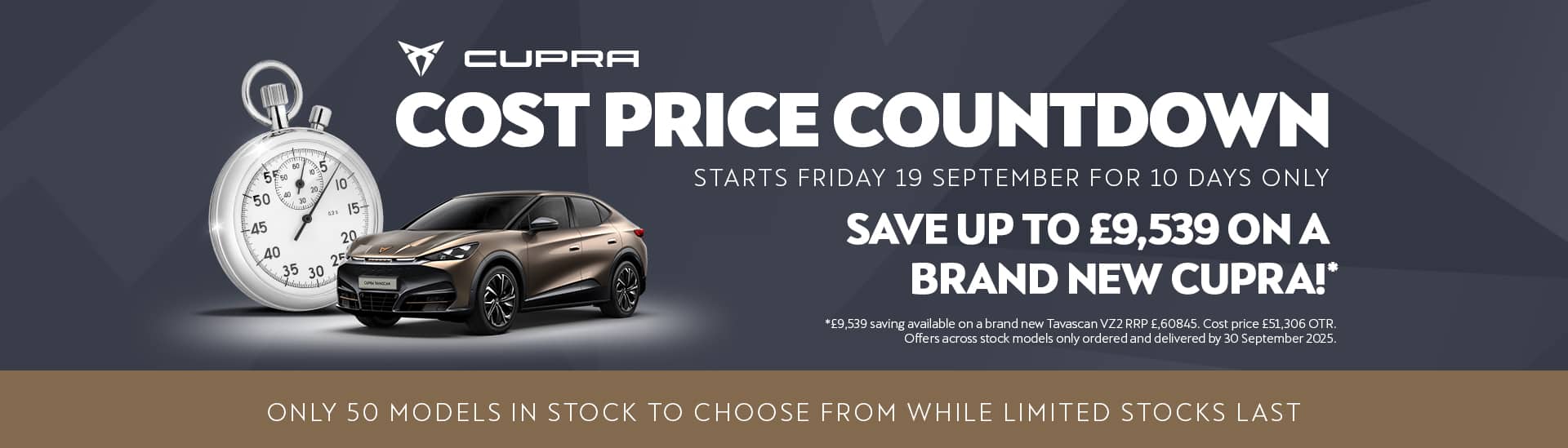 CUPRA Cost Price Cutdown