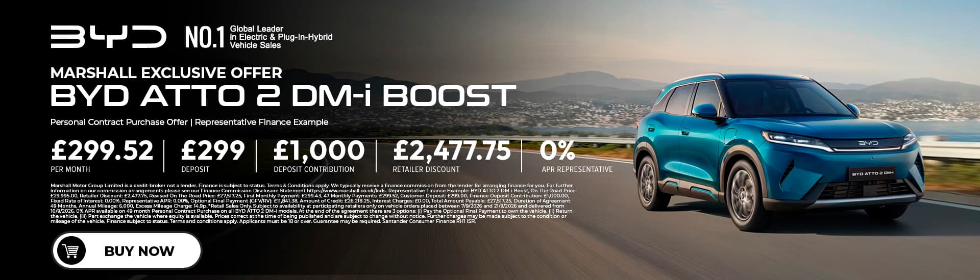 ATTO 2 DM-i Boost Personal Contract Purchase Offer