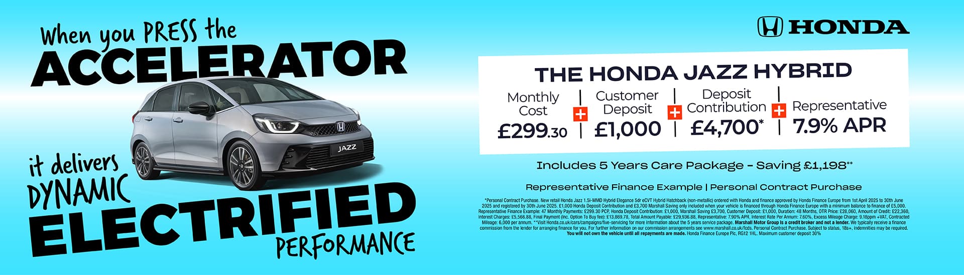 HONDA JAZZ PERSONAL CONTRACT PURCHASE OFFER