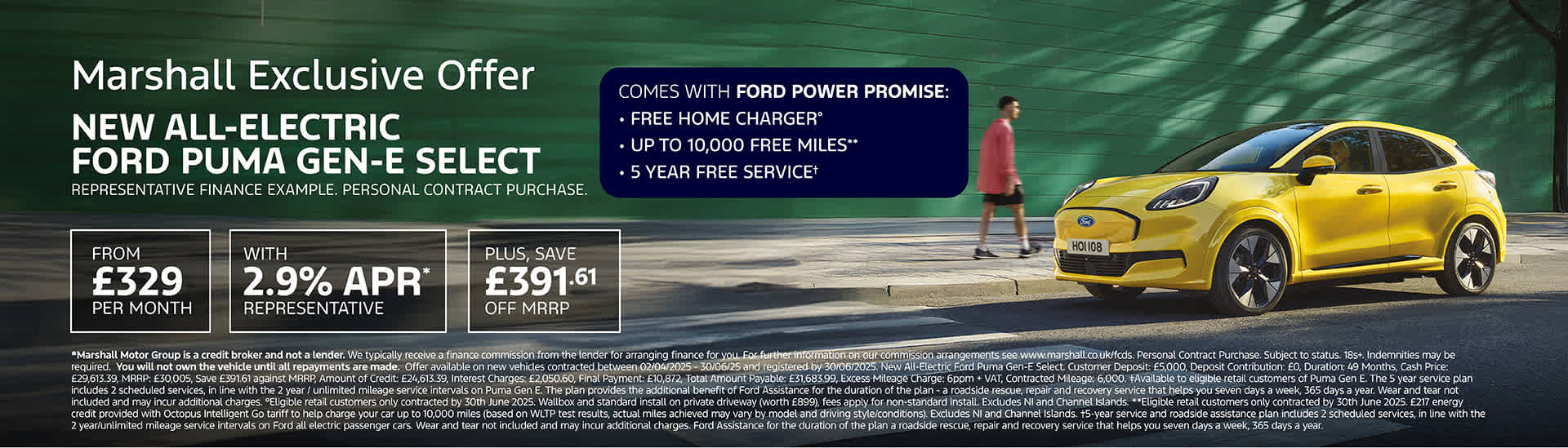 New Ford Puma Gen-E Personal Contract Purchase Exclusive Offer