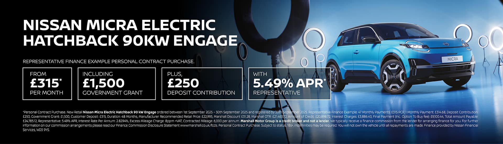 All-New Nissan MICRA Personal Contract Purchase Offer