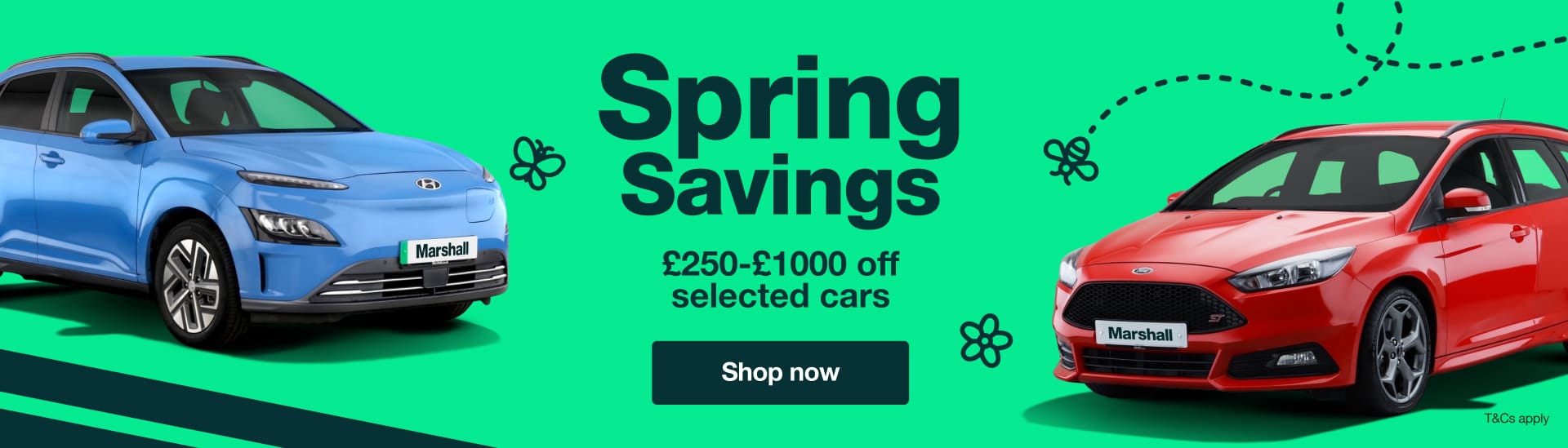 Spring Savings now on