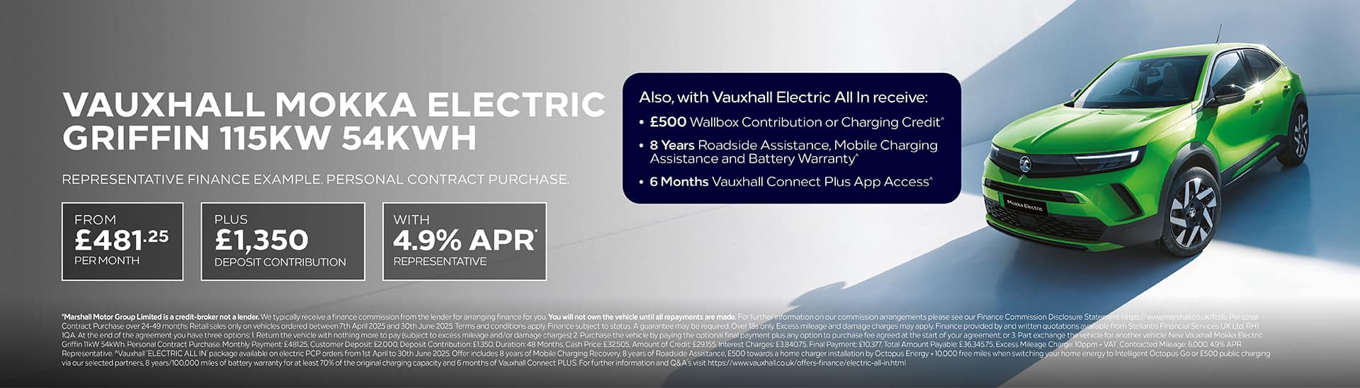 VAUXHALL MOKKA ELECTRIC OFFER