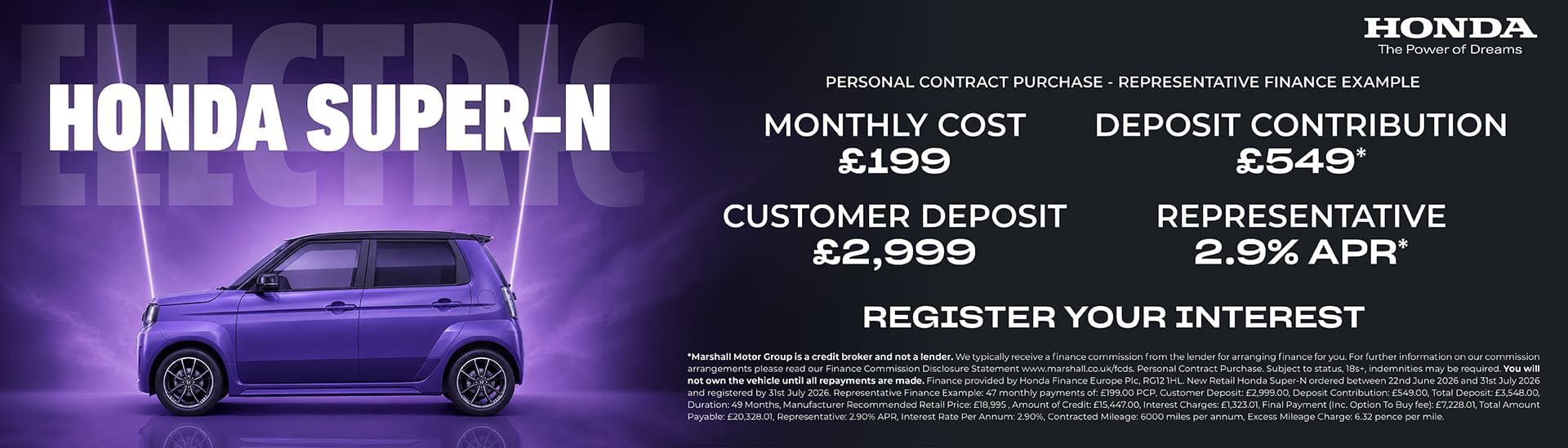 Honda Super N Offer
